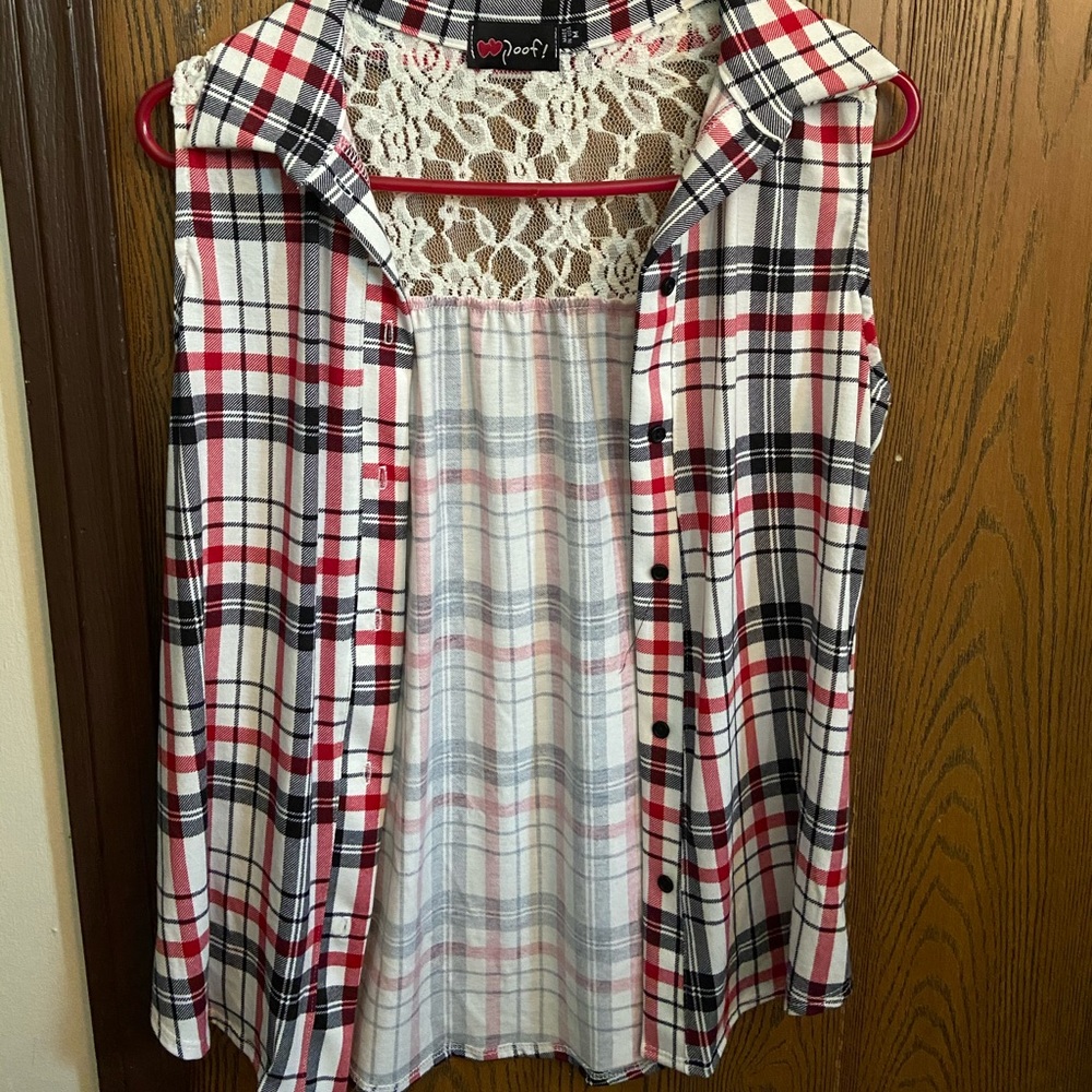 Plaid Vest